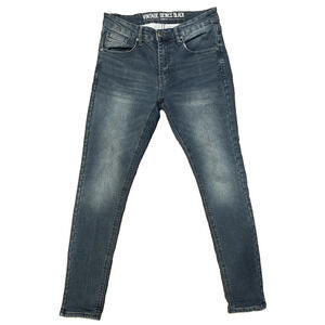Vintage Genes Black Jeans Blue Skinny Fit 32x32